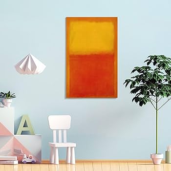 Mark Rothko　Yellow Red Blue/マークロスコ/ポスター MARK ROTHKO (マーク・ロスコ) | Yellow, White, Blue Over